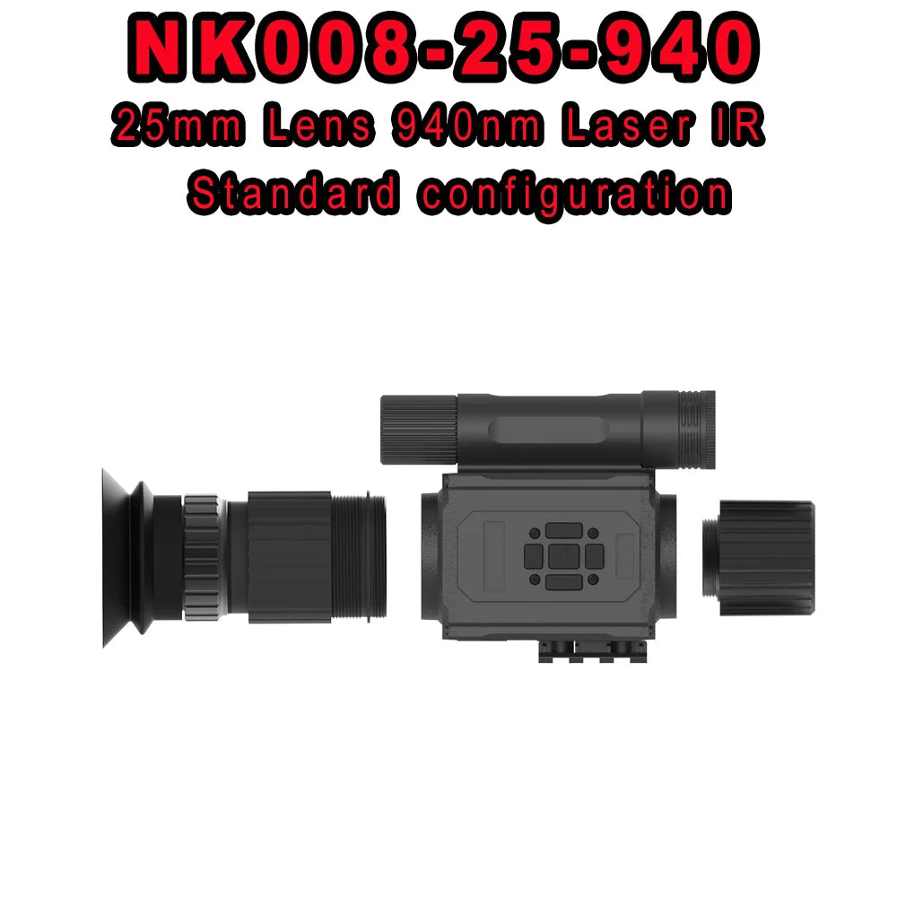 2025 hot selling AI zoom night vision resolution 1920 * 1080 infrared visible range 200-400 meters outdoor hunting rifle sight