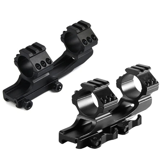 25.4mm 30mm Scope Ring Mount Quick Release One Piece Rifle Scope Sight Mount Adapter 1"/30mm Dual Rings Toy Gun Accessories
